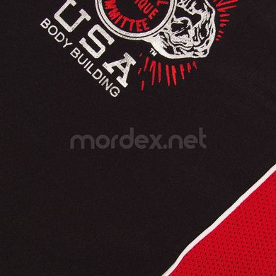 NPC, Футболка без рукавов Interlock Polyester Sleeveless Top, черно-красная ( L )