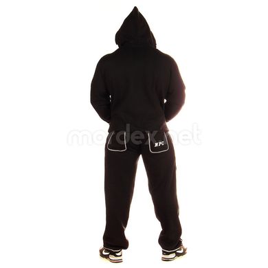 NPC, Костюм спортивний теплий NPC USA Fleece Suit, чорний / білий, 2XL, Чоловічий