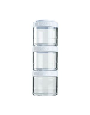Blender Bottle, Контейнер GoStak 100cc 3 Pack, White
