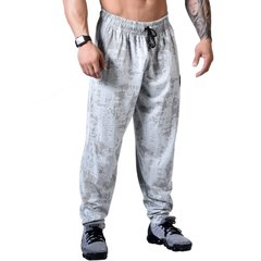 Big Sam, Штаны спортивные зауженные (Technical Camo Baggy Pants1286) Светло-Серый ( XL )