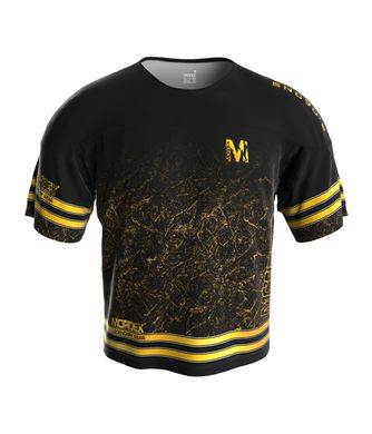 Mordex, Футболка-Размахайка Rag Top Gym King Legendary(MD5132-2) Черная\Желтая ( L )