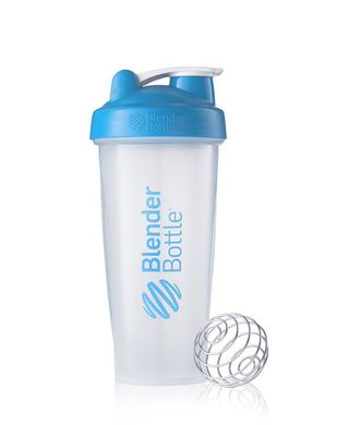 Blender Bottle, Спортивный шейкер Classic Clear/Aqua, 820 мл