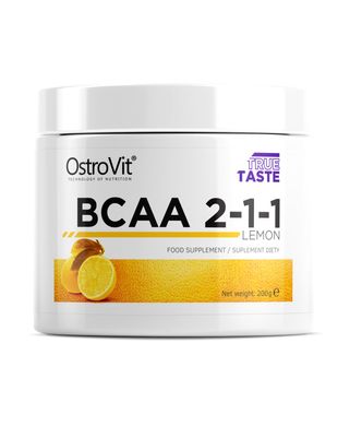 OstroVit, БЦАА Extra Pure BCAA 2.1.1, 200 грам, Лімон, 200 грам