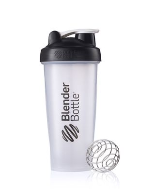 Blender Bottle, Спортивный шейкер Classic Clear/Black, 820 мл