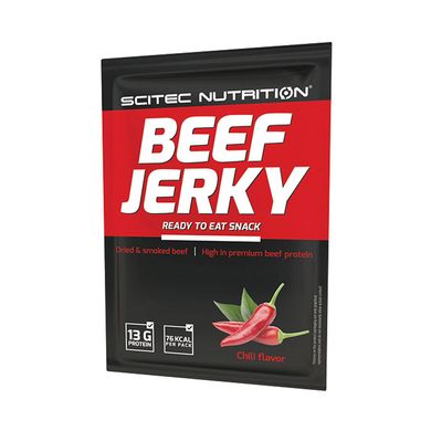 Scitec Nutrition, Вяленая говядина Beef Jerky Chili, 25 грамм