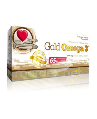 Olimp Labs, Риб'ячий жир Gold Omega-3 1000mg 65%, 60 капсул