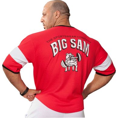 Big Sam, Футболка-Размахайка 2877 T-SHIRT рукав 3/4, Красный M