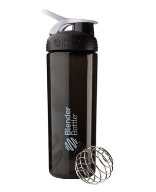 Blender Bottle, Спортивный шейкер BlenderBottle SportMixer Sleek Black, 760 мл