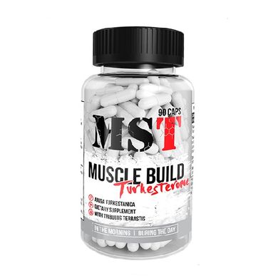 MST Sport Nutrition, Бустер тестостерона Muscle Build Turkesterone, 90 капсул, 90 капсул