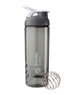 Blender Bottle, Спортивный шейкер BlenderBottle SportMixer Sleek Gray, 760 мл