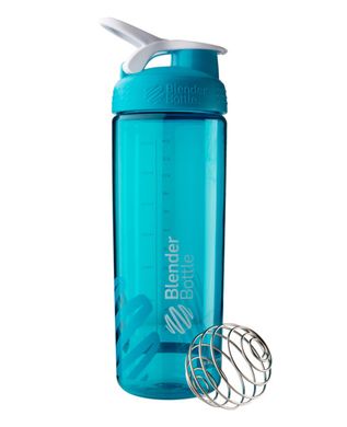 Blender Bottle, Спортивный шейкер BlenderBottle SportMixer Sleek Aqua, 760 мл