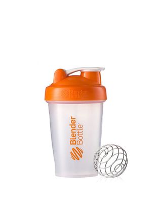 Blender Bottle, Спортивный шейкер BlenderBottle Classic Clear/Orange, 500 мл