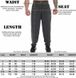 Big Sam, Штаны спортивные зауженные ( Mens Loose Fit Baggy Sweatpants with Pockets PNT1389-BLACK) Серый ( M )