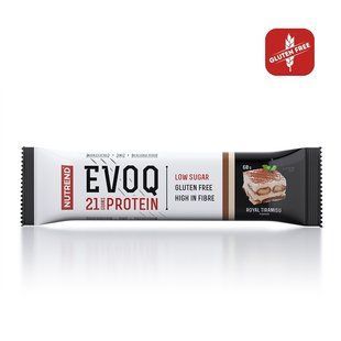Nutrend, Спортивний батончик Evoq Royal Tiramisu, 60 грам, Тірамісу, 60 грам