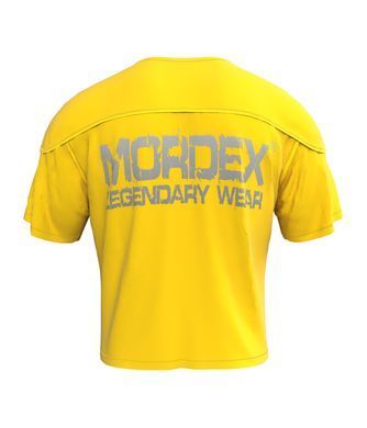 Mordex, Размахайка-Футболка с вставкой (кокетка) Rag Top Bodybuilding (MD6318-5) Желтая ( XL )