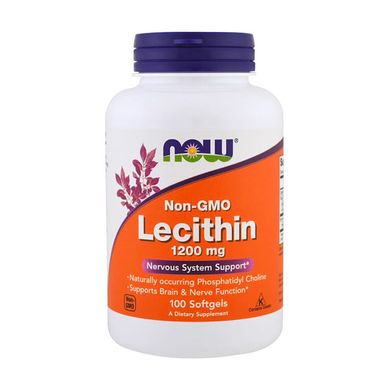 Now Foods, Lecithin 1200 mg, 100 капсул