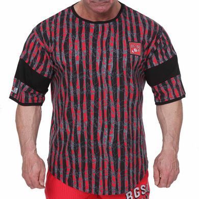 Big Sam, Футболка-розмахайка Rag Top 3292 Чорно\Червона L