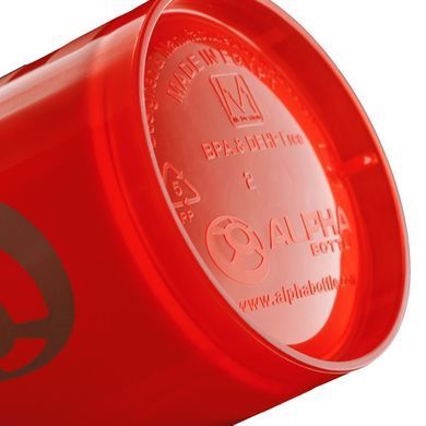 Alpha Designs, Спортивний шейкер ALPHA BOTTLE 1000 V2 - ANTI-BACTERIAL SHAKER Blue, 1000 мол, Синій, 1000 мл