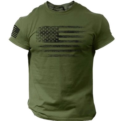 Hard Power(USA), Футболка бесшовна Flag-Logo(Oversized MD7491-4), Khaki ( M )