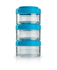 Blender Bottle, Контейнер GoStak 60cc 3 Pack, Aqua