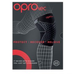 OPROtec, Наколенник спортивный Knee Support with Closed Patella TEC5730 Черный, Черный, M