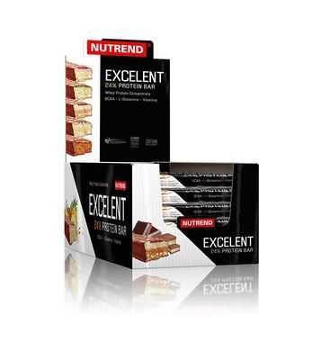 Nutrend, Спортивний батончик Excelent Protein Bar Lemon Curd Cheese Raspberry with Cranberries, 85 грам