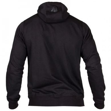 Gorilla Wear, Кофта с капюшоном на замке Classic Zipped Hoodie Black, черная ( XXXXL )