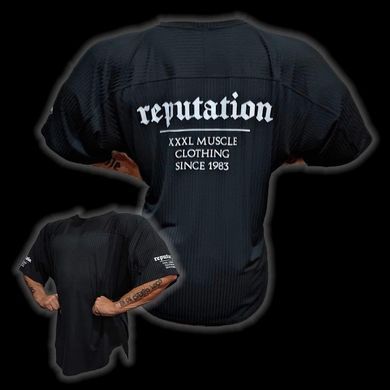 Explosive Fibres, Футболка-Размахайка (Оверсайз )"Reputation" Linen Ragtop - Black ( XXL )