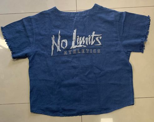 No Limits, Сорочка (3/4 Sleeve Rib Top MD7461-2), Синя ( XL )