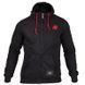Gorilla Wear, Кофта с капюшоном на замке Classic Zipped Hoodie Black, черная ( XXXXL )