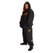 Худи мужское спортивное GASP Hood Sweater Black/Flame чёрно-красное L