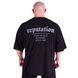 Explosive Fibres, Футболка-Размахайка (Оверсайз )"Reputation" Linen Ragtop - Black ( XXL )
