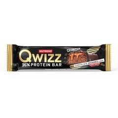 Nutrend, Спортивний батончик Qwizz Protein Bar, 60 грам chocolate brownies, Шоколадний брауні, 60 грам