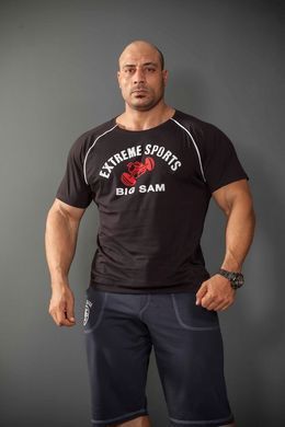 BigSam, Футболка-Розмахайка (Extreme Gym BS3057) Ragtop Чорна ( XL )