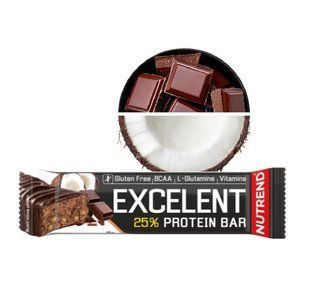 Nutrend, Спортивний батончик Excelent Protein Bar Chocolate-Coconut, 85 грам