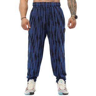 Big Sam, Штани спортивні завужені (Baggy Winter Towel Pants PNT1312) Синій\чорний ( XL )