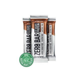 Biotech USA, Протеїновий батончик Zero Bar Double Chocolate 50 грам, Подвійний шоколад, 50 грам