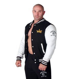 Hard Power College-Jacke &bdquo;Iron Power Wear 81&ldquo; &ndash; Black/White (L)