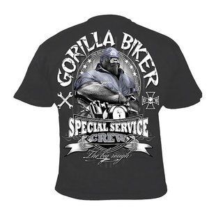 Silberrucken, Футболка GB26 Gorilla Biker Special Service Crew V-Neck серая ( M )