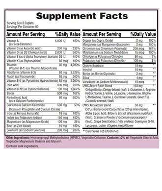 Vitamin World, Вітаміни для жінок Ultra Woman Sport Daily, 90 таблеток, 90 таблеток