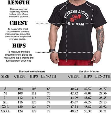 BigSam, Футболка-Розмахайка (Extreme Gym BS3057) Ragtop Чорна ( XL )