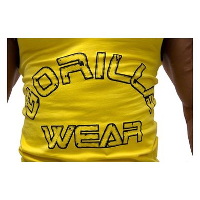 Gorilla Wear, Майка Logo Stringer Tank Top Yellow, Жёлтый, M