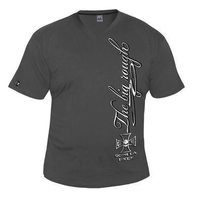 Silberrucken, Футболка GB26 Gorilla Biker Special Service Crew V-Neck серая ( M )