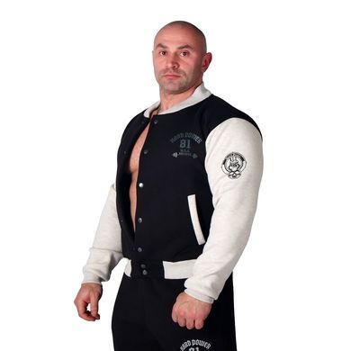 Hard Power College-Jacke &bdquo;Iron Power Wear 81&ldquo; &ndash; Black/White (L)