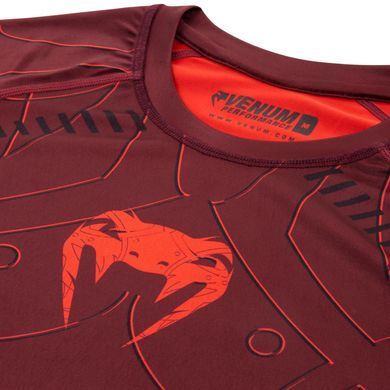 Venum, Реглан Venum Nightcrawler Rashguard Long Sleeves красный