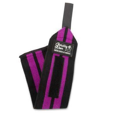 Gorilla Wear, Бинт кистевой Women's Wrist Wraps Black/Purple