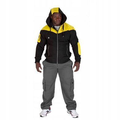 Gorilla Wear, Толстовка (Куртка) Disturbed Jacket Black\ Yellow ( S )