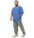 Big Sam, Штаны спортивные зауженные Men's Striped Loose Fit Ukrainian Flag Sweatpants PNT1381 Синие\Желтые ( XXL )