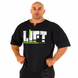 Футболка-размахайка мужская Rag Top оверсайз Hard Power Lift черная L