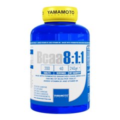 Yamamoto Nutrition, Бцаа BCAA 8:1:1, 200 таблеток